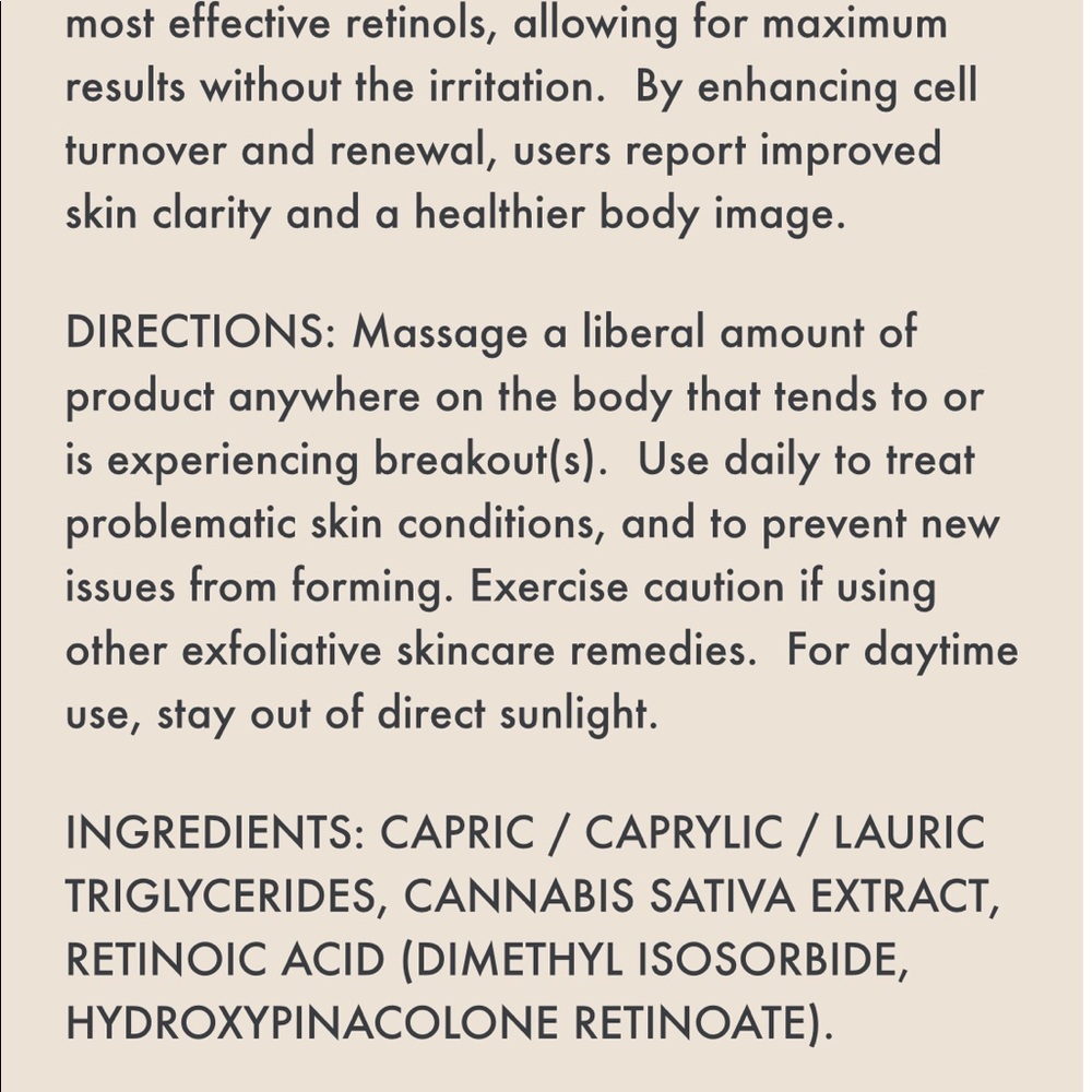 NIB! FLORA + BAST Clarifying Body Treatment - Picture 6 of 7